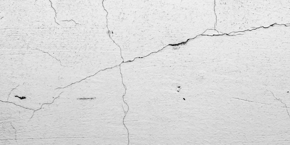 Cracks in concrete