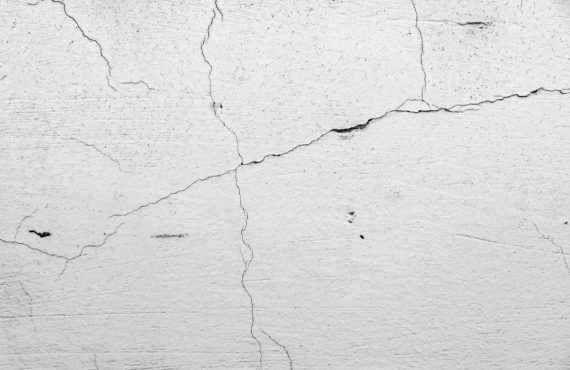 Cracks in concrete